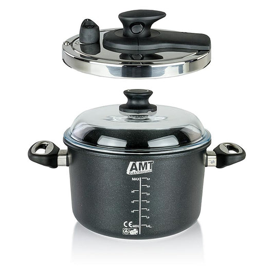 AMT Gastroguss, Schnellkochtopf mit Deckel, ø 24 cm, 1 St