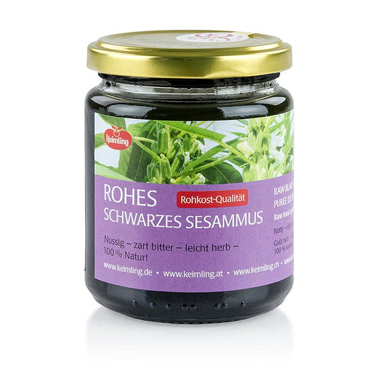 Keimling Naturkost - Schwarzes Sesammus, Roh, 100% natur, vegan, BIO, 250 g