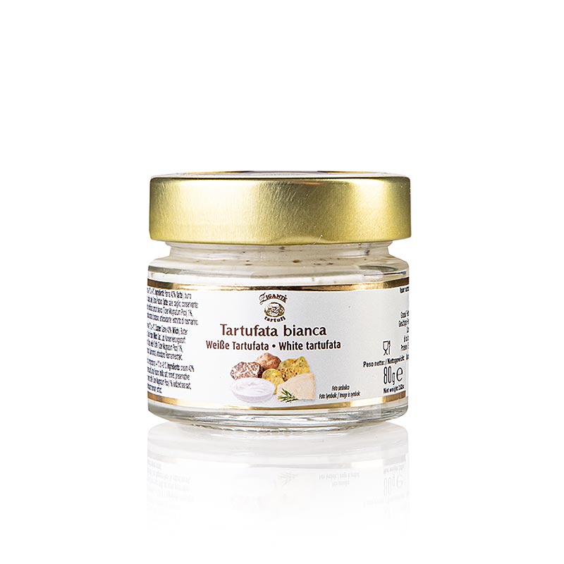 Trüffel-Creme, mit Sommer- und weißem Trüffel, Zigante Tartufi, 80 g