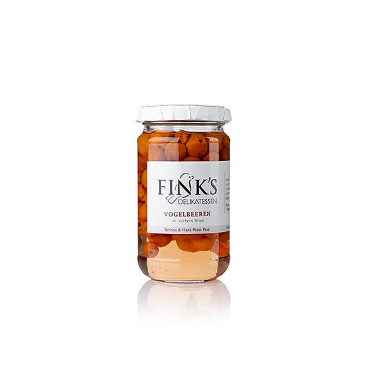 Fink's Delikatessen - Wilde Vogelbeeren in Sirup, 210 g