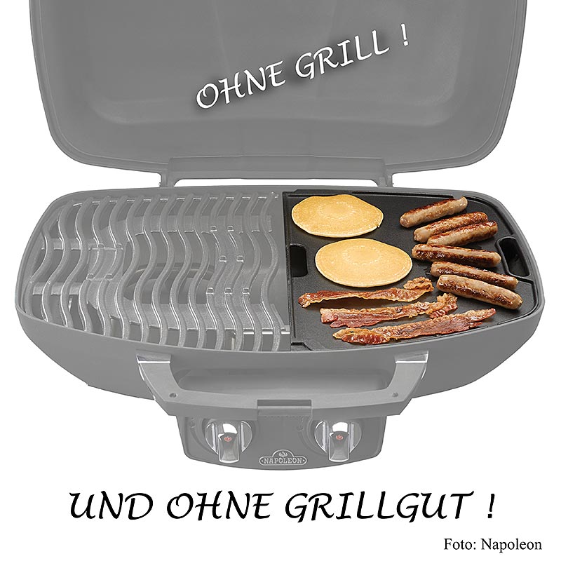 Napoleon Grillzubehör - Gusseisen Wendeplatte für Grill TQ285 & TQ285PRO, 1 St