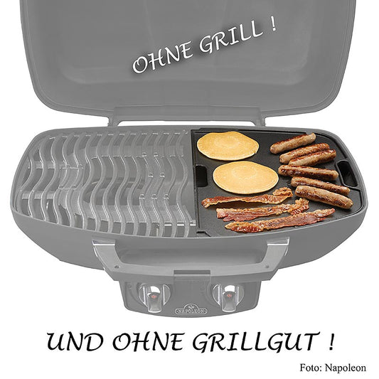 Napoleon Grillzubehör - Gusseisen Wendeplatte für Grill TQ285 & TQ285PRO, 1 St