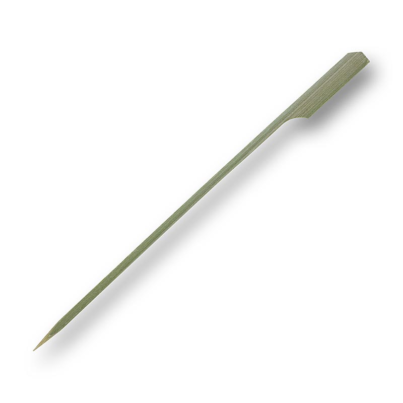 Bambus-Spiesse, mit Blattende, 18 cm, 100 St