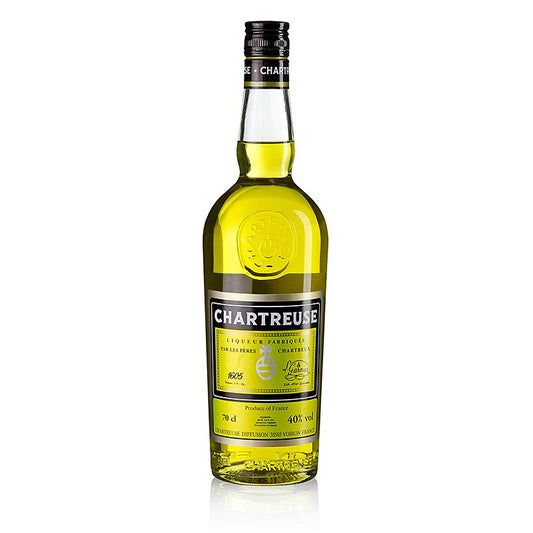 Chartreuse, gelb, Französischer Kräuterlikör, 43% vol., 700 ml