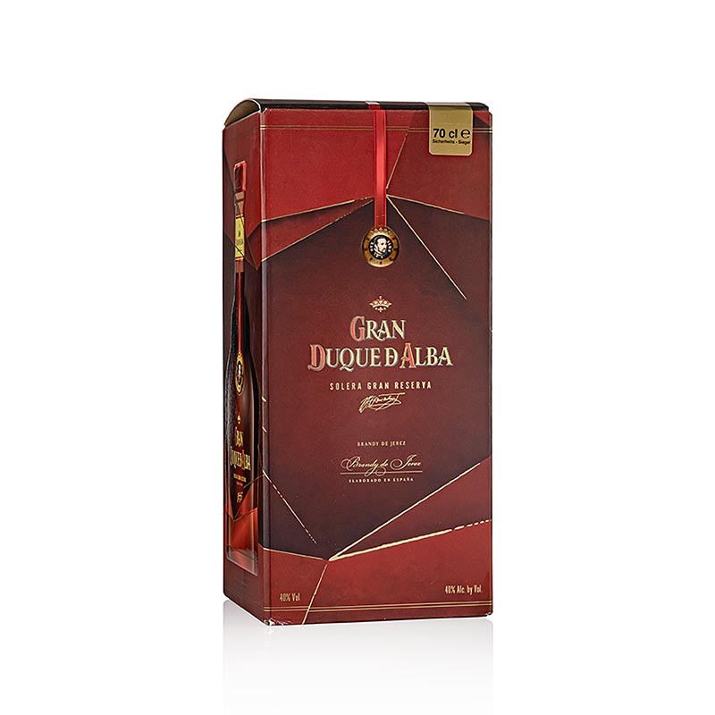 Brandy - Gran Duque D´Alba, 40% vol., Spanien, 700 ml