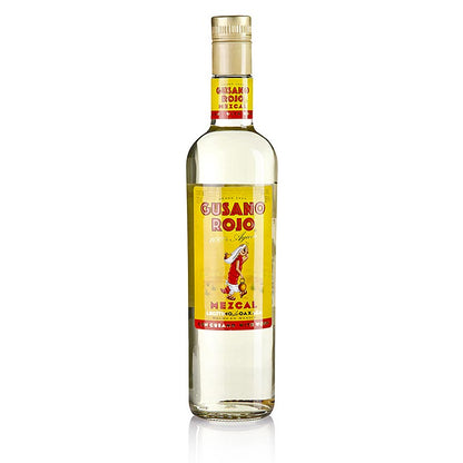 Mezcal Gusano Rojo, mit Mottenraupe, 38% vol., 700 ml