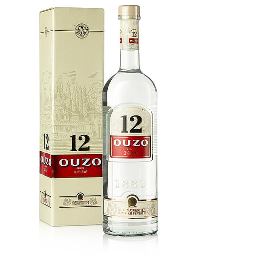 Ouzo 12, Anislikör, 38% vol., 1 l