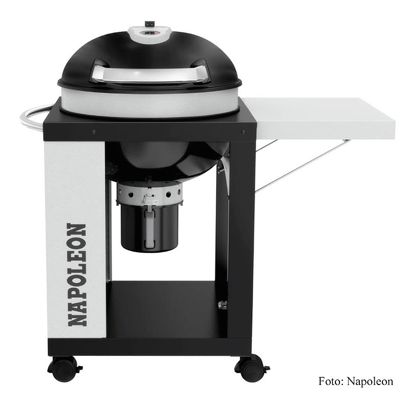 Napoleon Holzkohle Kugelgrill PRO 22K-CART-2, mit Gestell, Beistelltisch, Ø57cm, 1 St