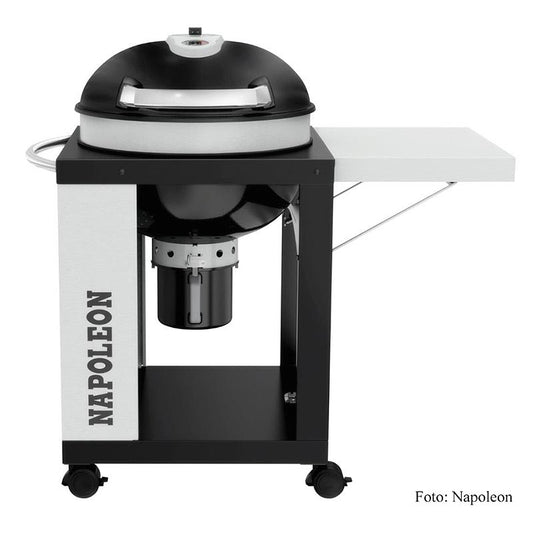 Napoleon Holzkohle Kugelgrill PRO 22K-CART-2, mit Gestell, Beistelltisch, Ø57cm, 1 St