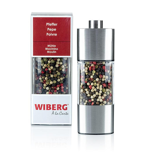Wiberg Pfeffer bunt, ganz in der Mühle, 14 cm Keramik-Mahlwerk, 65 g