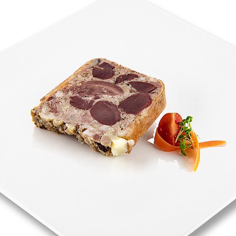 Terrine von Entenfleisch "Vigneronne", mit Kastanien, Trapez, Rougié, 1 kg