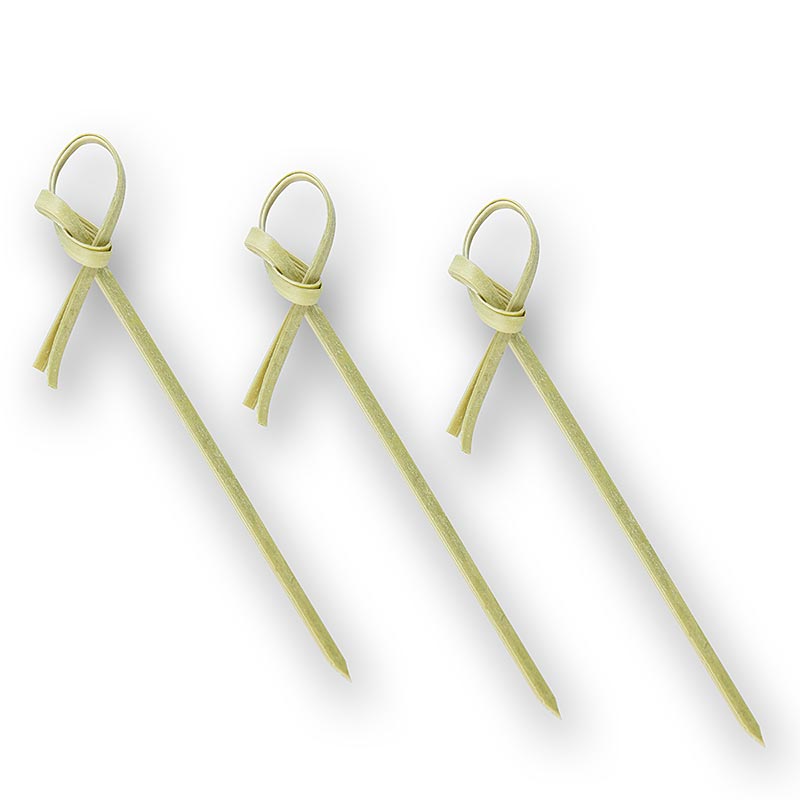 Bambus-Spieße, mit Knotenende, 8 - 10cm, 200 St