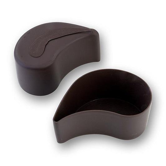 Schokoladen- Form "Tropfen" Zartbitter, 75x45x35 mm, Michel Cluizel, 576 g, 32 St