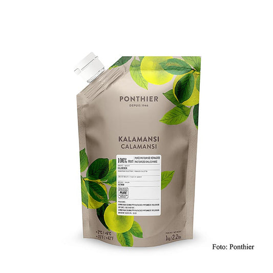 Ponthier Zitronenpüree "Kalamansi", ungezuckert, 100% Frucht, 1 kg