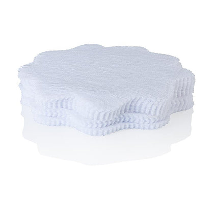 The Original Lemon Wraps - Zitronenserviertuch, weiß, mit blauer Krawatte, 100 S