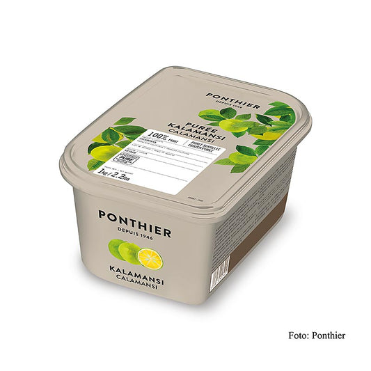 Ponthier Zitronenpüree "Kalamansi", ungezuckert, 100% Frucht TK, 1 kg