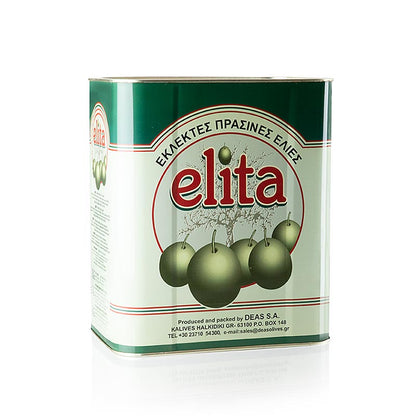 Grüne Oliven, ohne Kern, Mamuth, in Lake, 8,3 kg