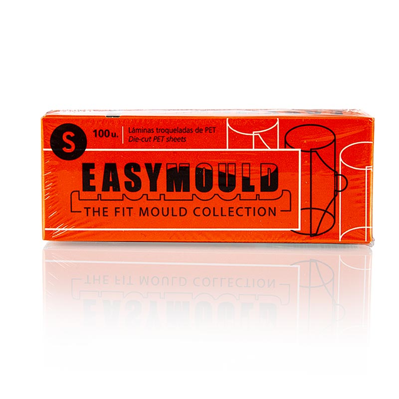 Easymould Rendondo Folien, rund, ø25x40mm, 100% Chef (60/0004), 100 Blatt