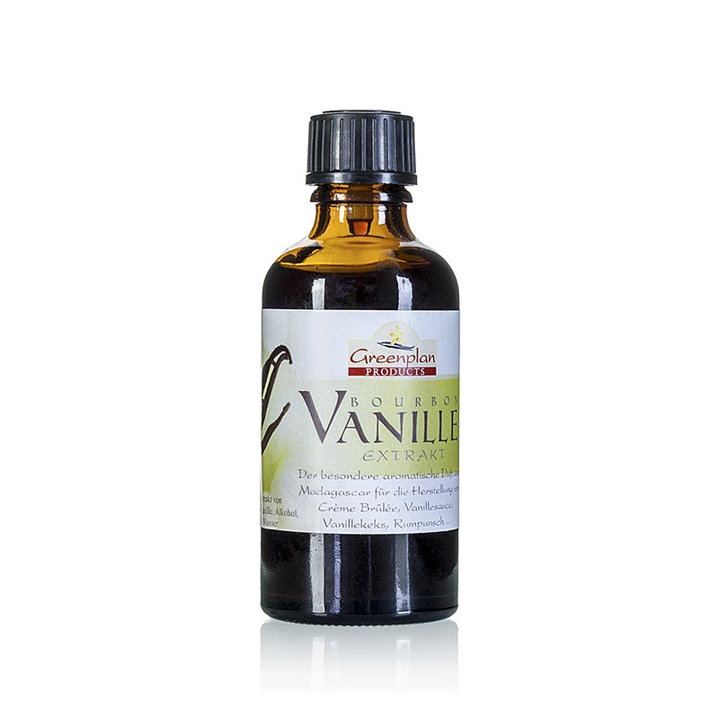 Bourbon-Vanille Extrakt, ohne Stippen, kaltgepresst, aus Madagaskar, 50 ml