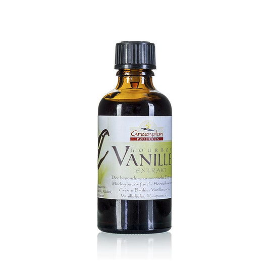 Bourbon-Vanille Extrakt, ohne Stippen, kaltgepresst, aus Madagaskar, 50 ml
