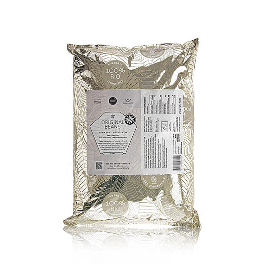 Edel Weiss Dom. Rep., 37%, Weisse Couverture, Callets, Original Beans, BIO, 2 kg