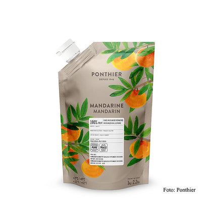 Ponthier Mandarinenpüree, 100 % Frucht, 1 kg