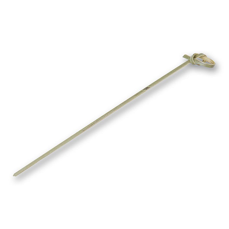 Bambus-Spiesse, mit Knotenende, grün, 15 cm, 50 St