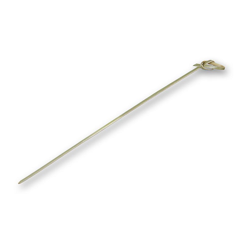 Bambus-Spieße, mit Knotenende, grün, 18cm, 100 St
