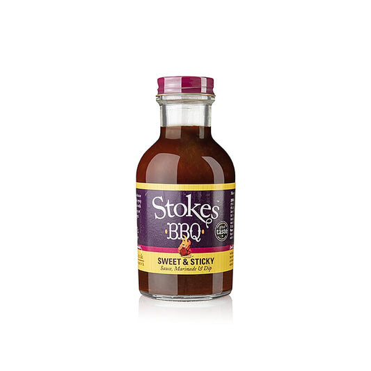 Stokes BBQ Sauce, Sweet & Sticky, mit Meerrettich, 250 ml