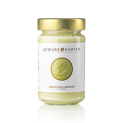 Gewürzgarten Sauce Hollandaise, mit Butter, küchenfertig, 225 ml
