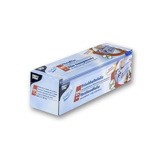 Frischhaltefolie aus PVC mit Schneidesystem, 30 cm x 300m, Papstar, 1 St