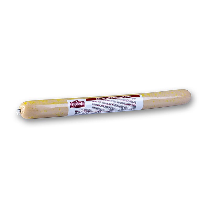 Entenleberblock, in Stangenform "Ficelle", Foie Gras, Ø 36mm, 38cm, Rougié, 400 g