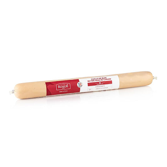 Entenleberblock, in Stangenform "Ficelle", Foie Gras, Ø 36mm, 38cm, Rougié, 400