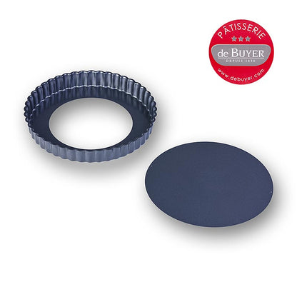 deBUYER Tarteform, rund, ø19,8cm, mit abnehmbaren Boden, 1 St