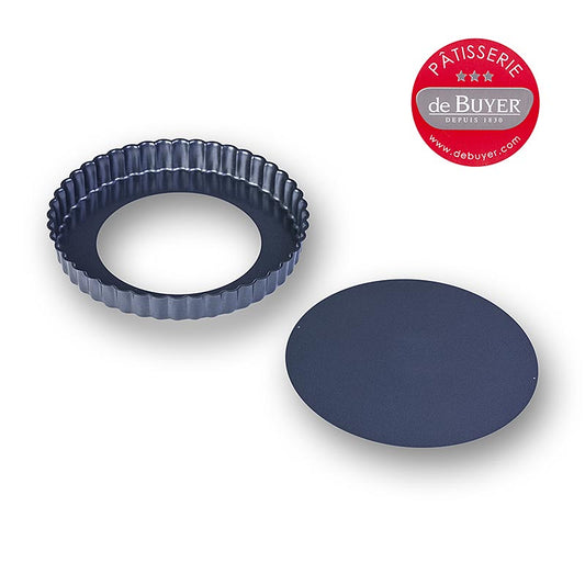 deBUYER Tarteform, rund, ø19,8cm, mit abnehmbaren Boden, 1 St