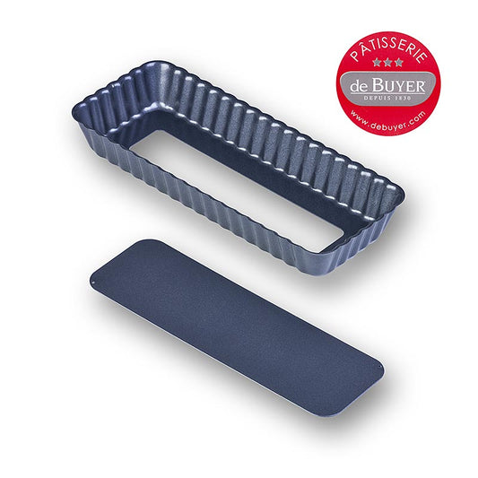 deBUYER Tarteform, rechteckig, 20x8cm, mit abnehmb. Boden, 1 St