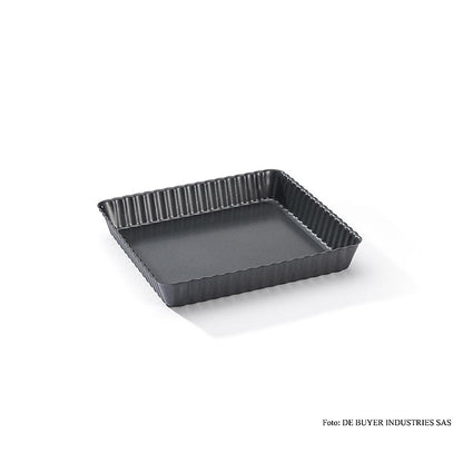 deBUYER Tarteform, quadratisch, ø18cm, mit abnehmb. Boden, 1 St