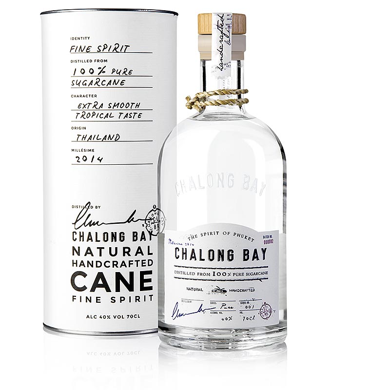 Chalong Bay, weißer Zuckerrohr Rum, 40% vol., 700 ml