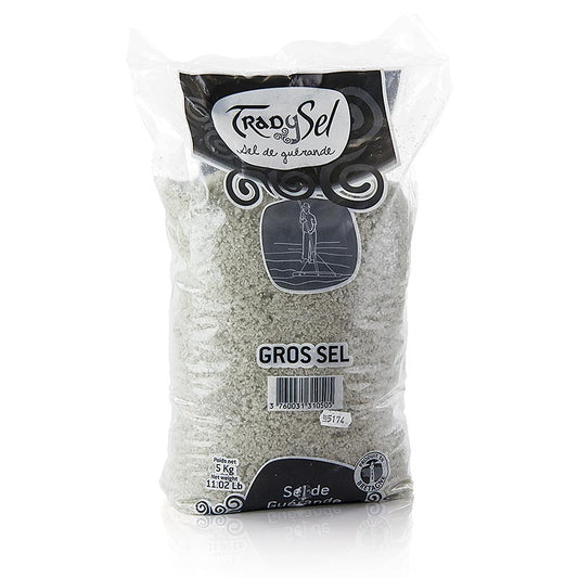 Meersalz, grob, grau, feucht, Guerande/Frankreich, TradySel, 5 kg