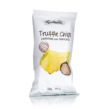 Tartuflanghe  Trüffel Chips, Kartoffelchips m. Sommertrüffel (tuber aestivum), 100 g