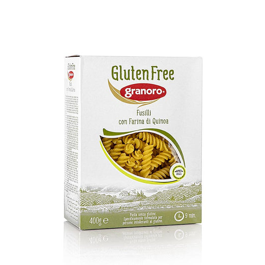 Granoro Fusilli, mit Quinoa, glutenfrei, No. 473, 4,8 kg, 12 x 400g