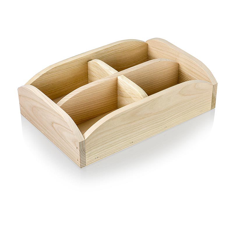 Brot Garschale Holz, 30x20x8 cm für 4 Kleine oder 1 großes Brot, 1 St