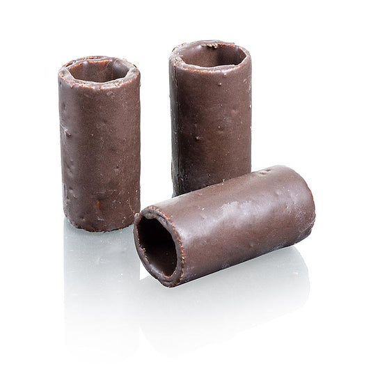 Hohlhippen, mini, innen & aussen mit dunkler Schokolade, ø 2,5x5 cm, 1,9 kg, 165 St