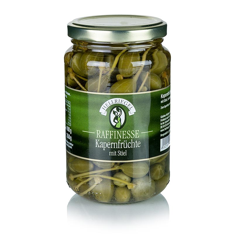 Hellriegel - Kapernfrüchte, klein, mit Stiel, ø bis 15 mm, Rafinesse, 350 g