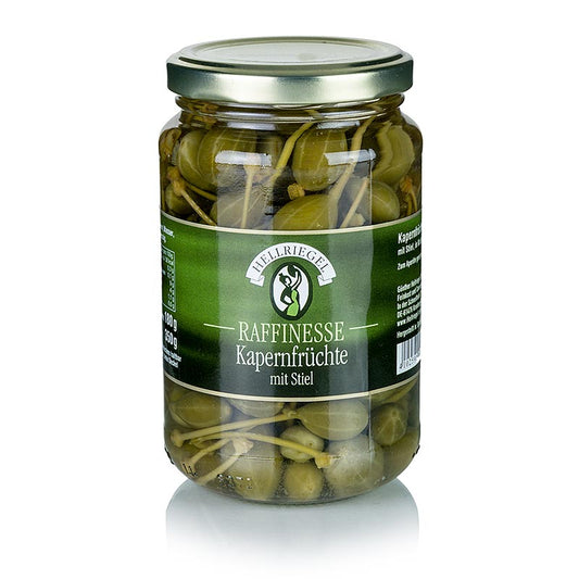 Kapernfrüchte, klein, mit Stiel, ø bis 15 mm, Rafinesse, 350 g