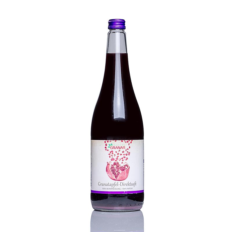 Granatapfel Direktsaft, Kernpressung, Granar, 1 L