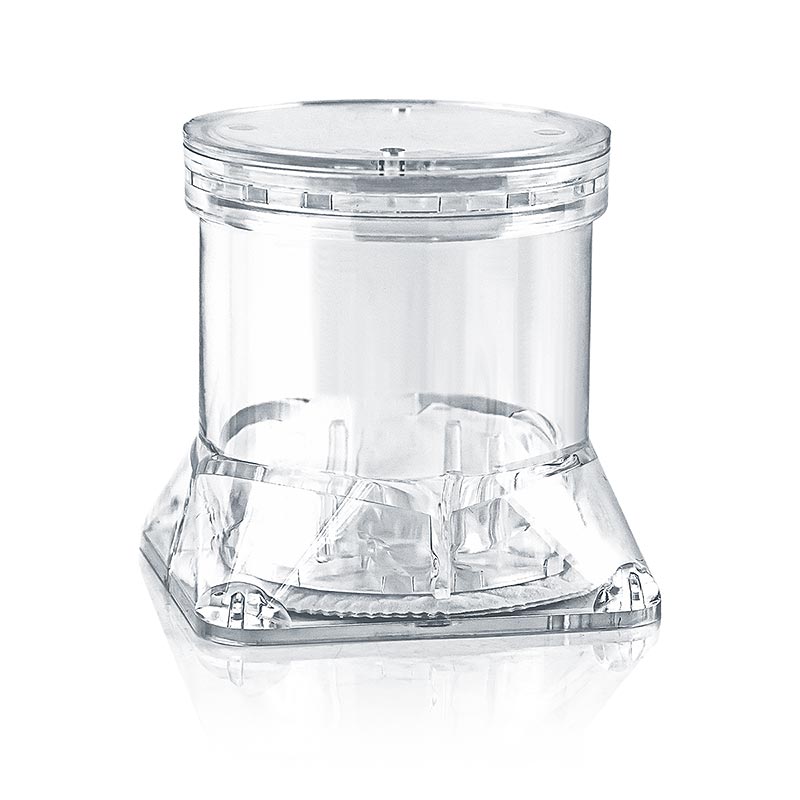 Italpak - Tuber-Pack® Trüffel Behälter, Ø 7 x 7cm H, klar, mit Vlies, 1 St