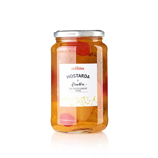 Lazzaris - Senf-Früchte, ganz, 720 g