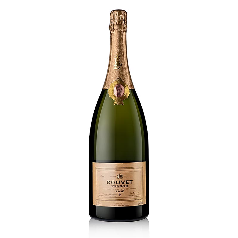 Bouvet Trésor Rose, brut, Cremant Loire, 12,5 % vol., Magnum 92FF, 1,5 l