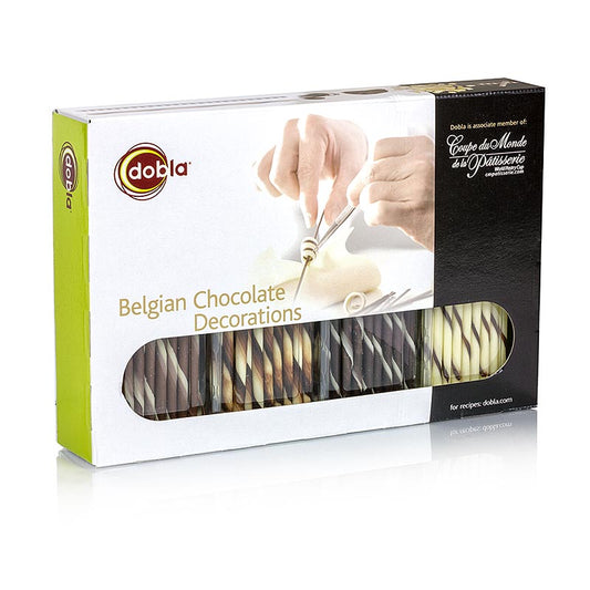 Schoko-Dekorsortiment - Selektion 1, 4 verschiedene Cigarillos, 360 g, 108 St
